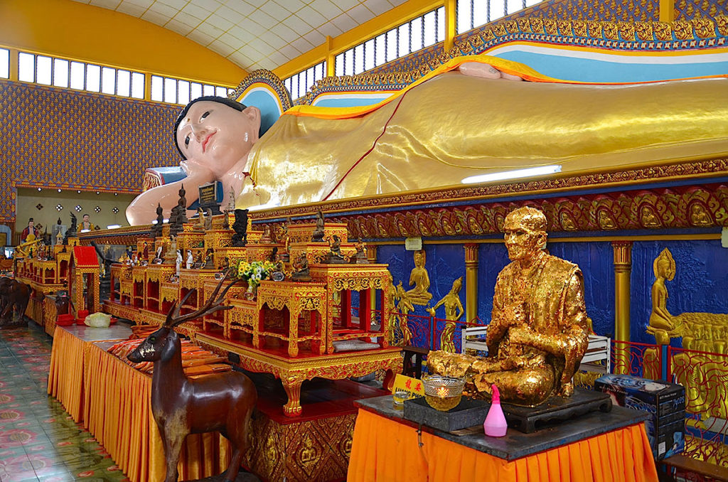 Liggende Buddha på Penang Island.