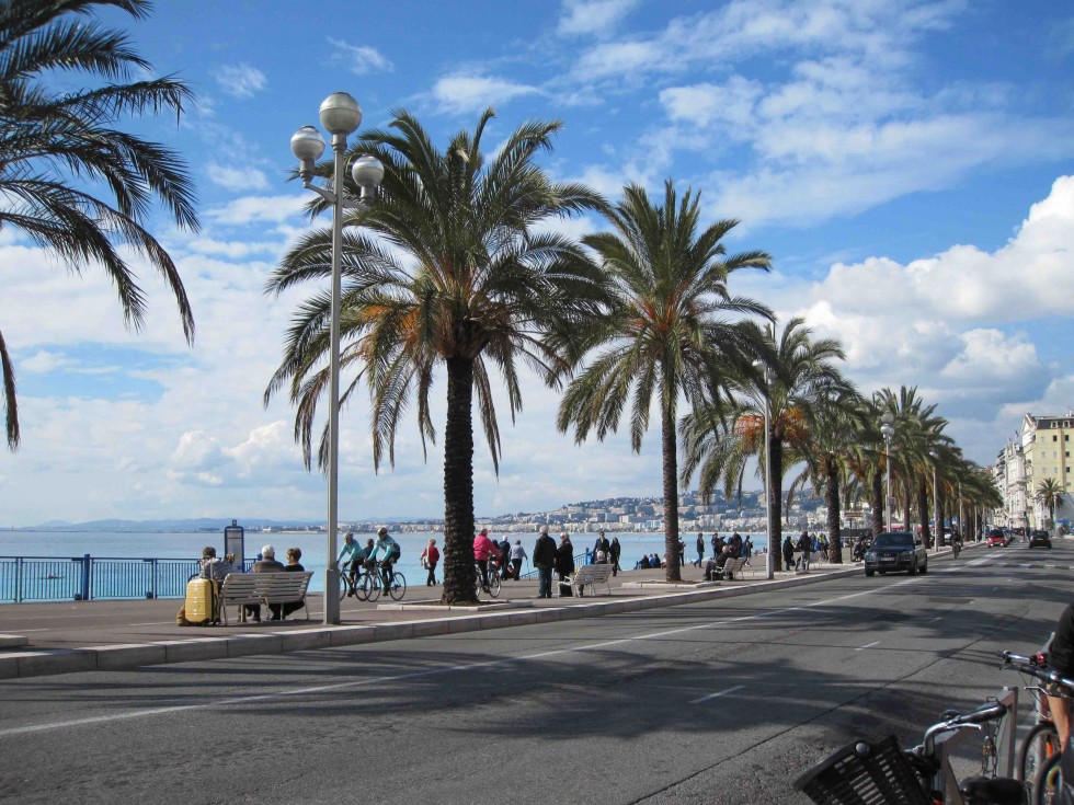 Foto af Promenade des Anglais i Nica, Sydfrankrig
