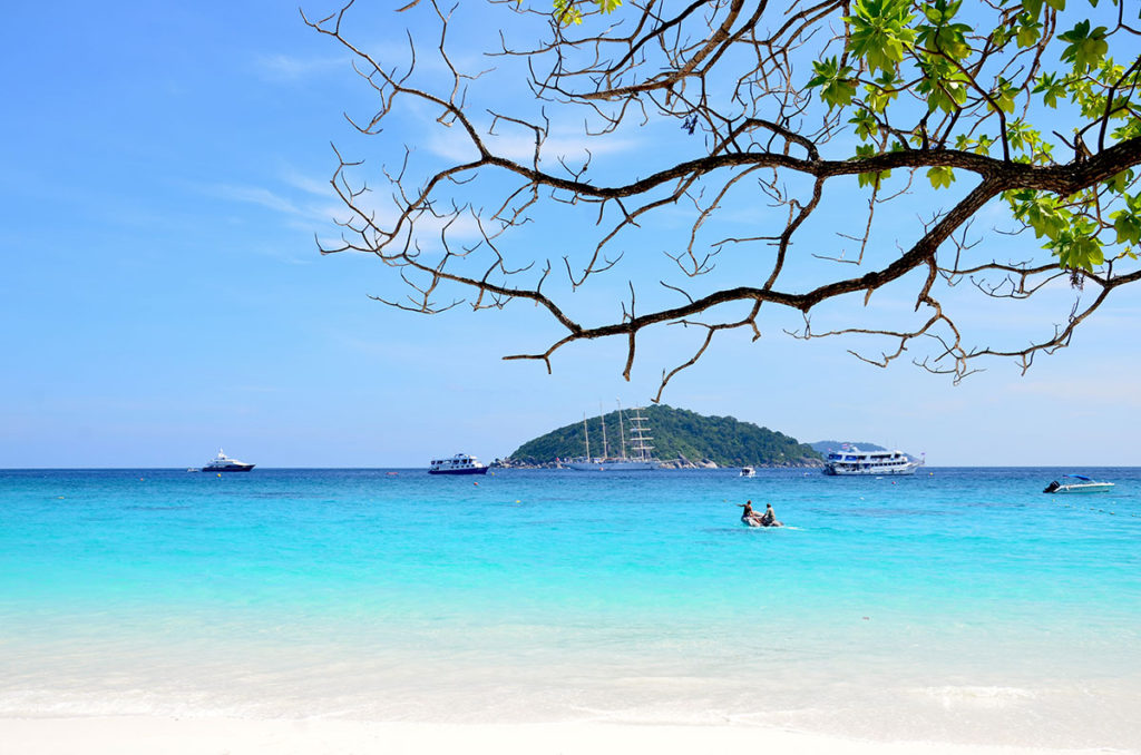 Similan-øgruppen i Thailand