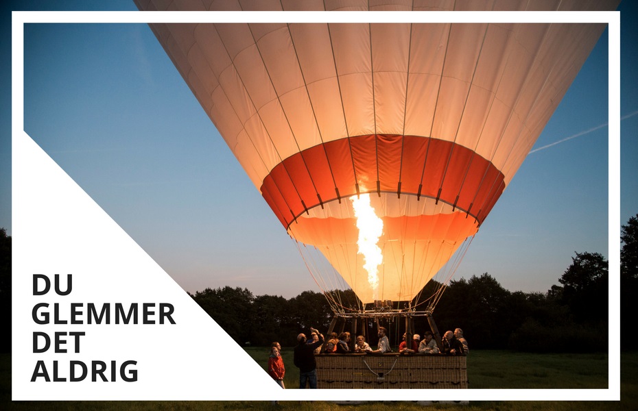 Gave til konfirmanden: Ballontur med Du Glemmer Det Aldrig